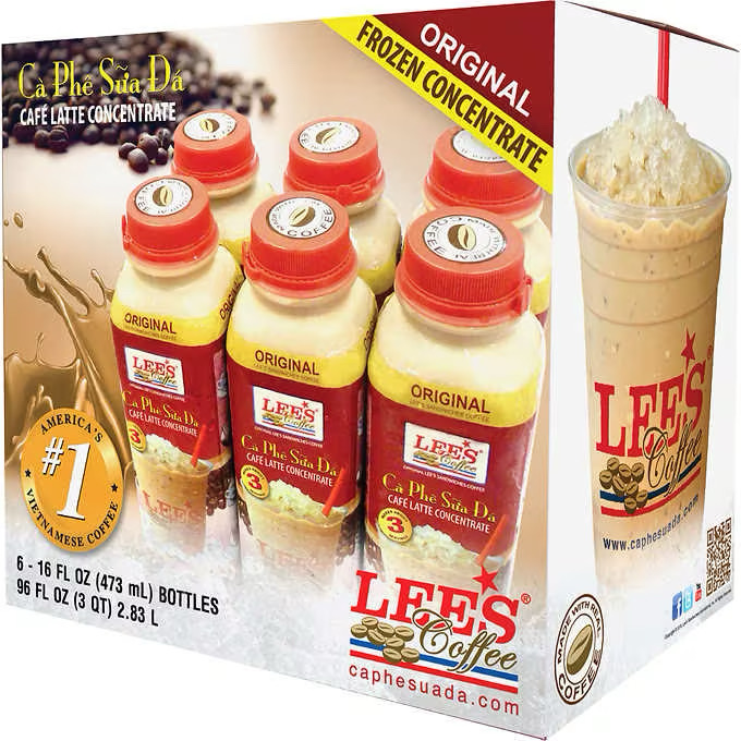 Lees Cafe latte as shown on the Costco home website