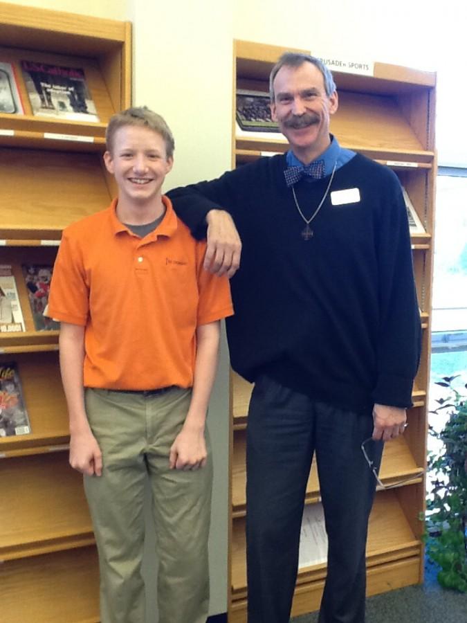 Jacob Luebbers and Mr. Hennekes