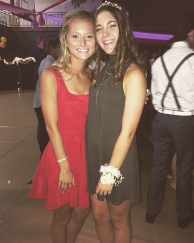 Lexi Browning and Lauren Basse at homecoming 