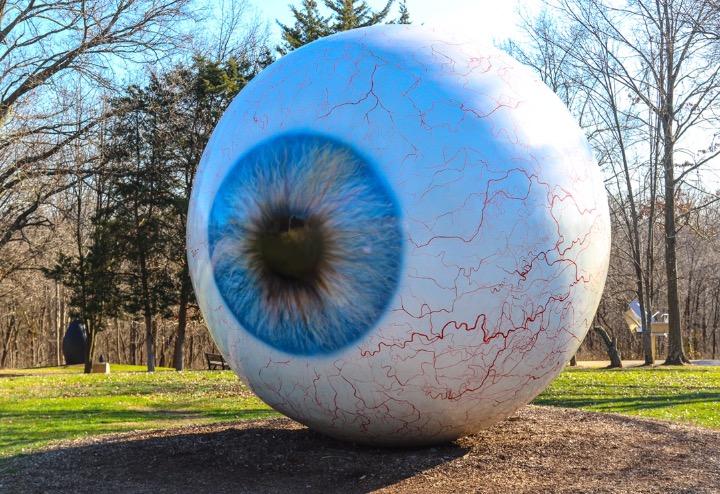 Eye, Ball? Ball! Wall? Wall! at Laumeier Sculpture Park