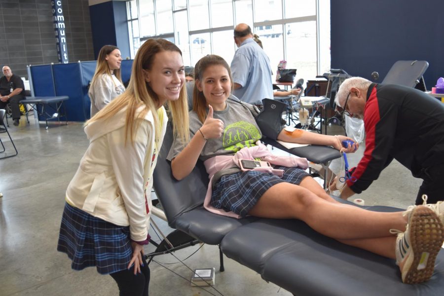 Senior girls saving a life.