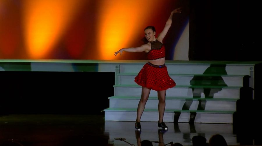 Halie Hebron performs her tap dance to “Rock This Town”