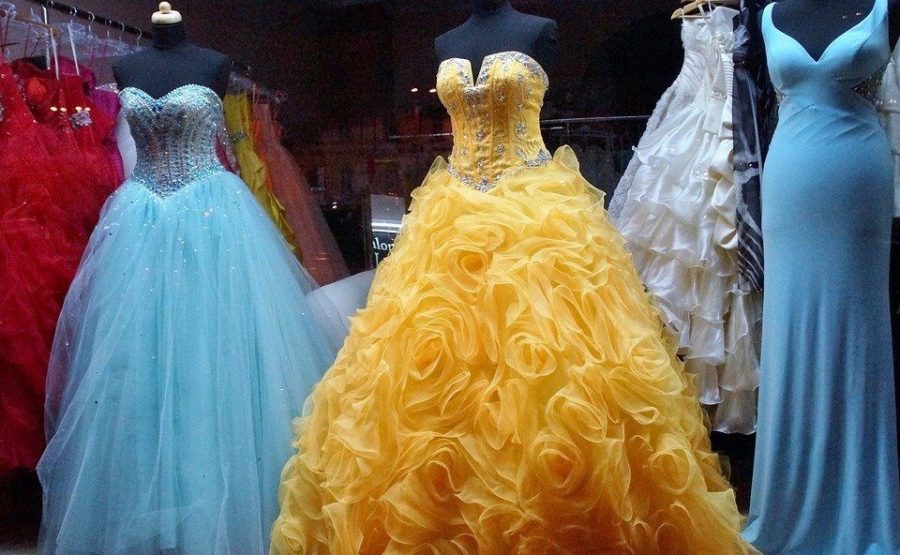 

Prom is almost here, and the girls are starting to get their dresses!