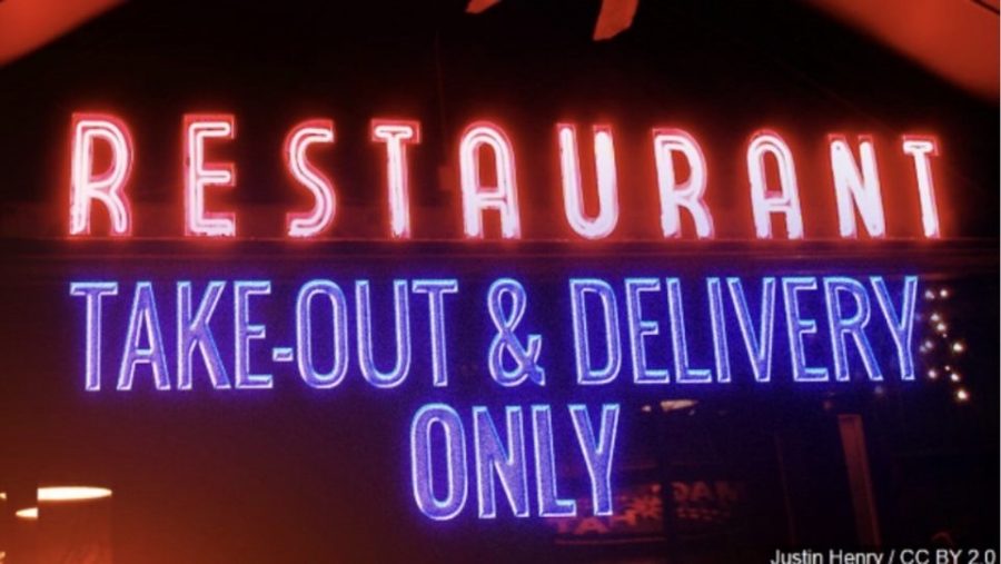 Since there isn’t a dine-in option, many have been taking advantage of takeout delivery options