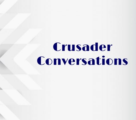 Tune in to this last episode of Crusader Conversations with our seniors McKinley Curran and Allison Herbert