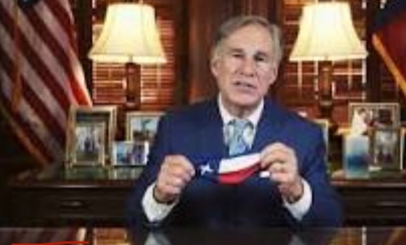 Texas governor Greg Abbott announced the end of the mask mandate 