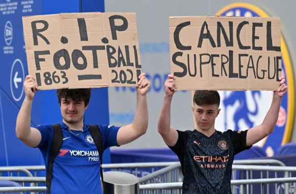 9 of the 12 teams in the new European Super League announced their resignation from the league after backlash from fans. 