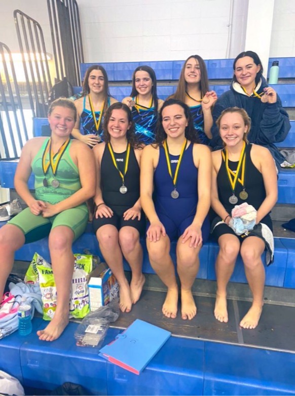 St. Dominic’s swim team earned several medals at their Invitational meet