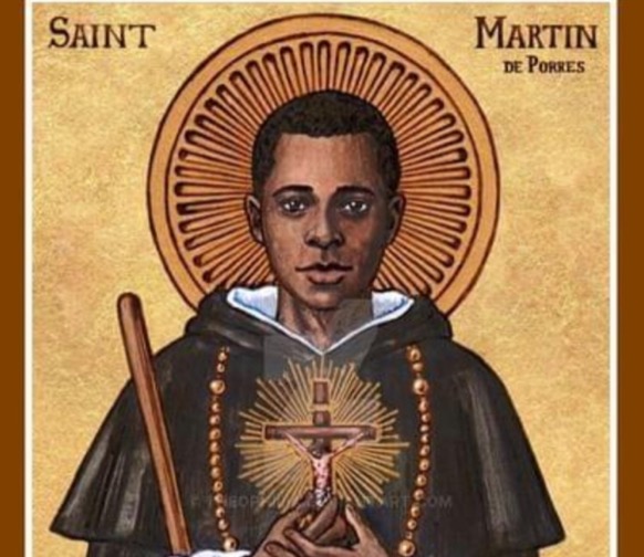 St. Martin de Porres is one of the many black saints we get to learn about and celebrate during Black History Month 