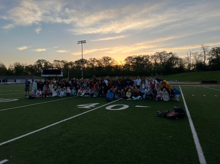 Seniors celebrate their last week together by first watching the sunrise Monday morning
