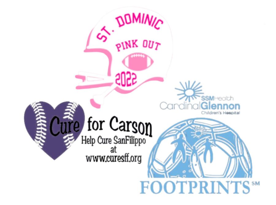 St. Dominics Pink Out, Cure 4 Carson and Footprints benefit games.