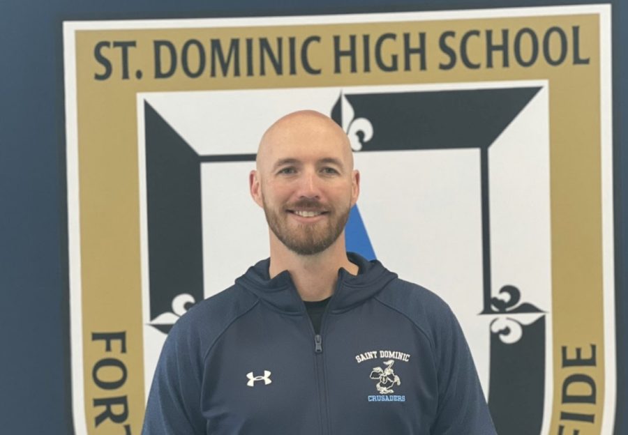 St. Dominic hires new Varsity Baseball Head Coach Cie Arell. 