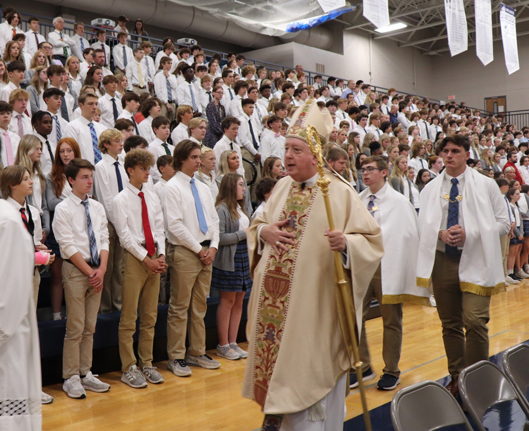 Archbishop gifting Friday off during last weeks all school mass