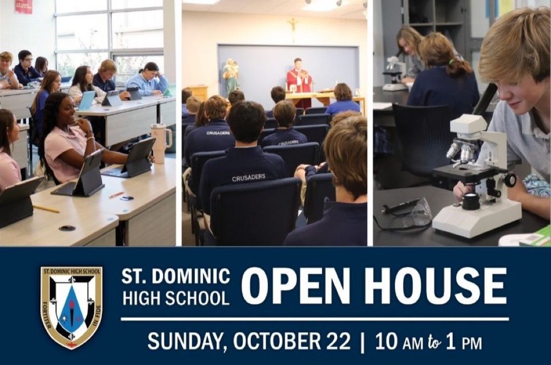 Join us October 22nd at the St. Dominic Open House