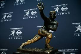 The best college football player will receive the Heisman trophy