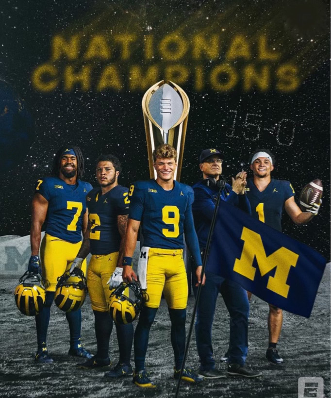 The Michigan Wolverines end their season with a national title