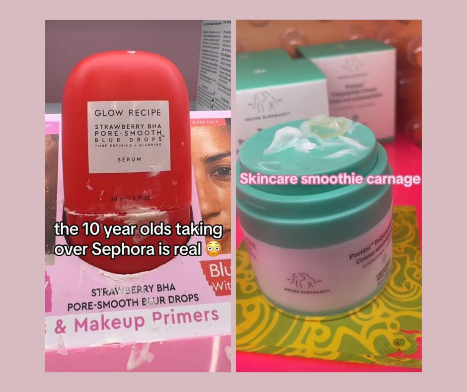 Tweens at Sephora are making messes with the skincare