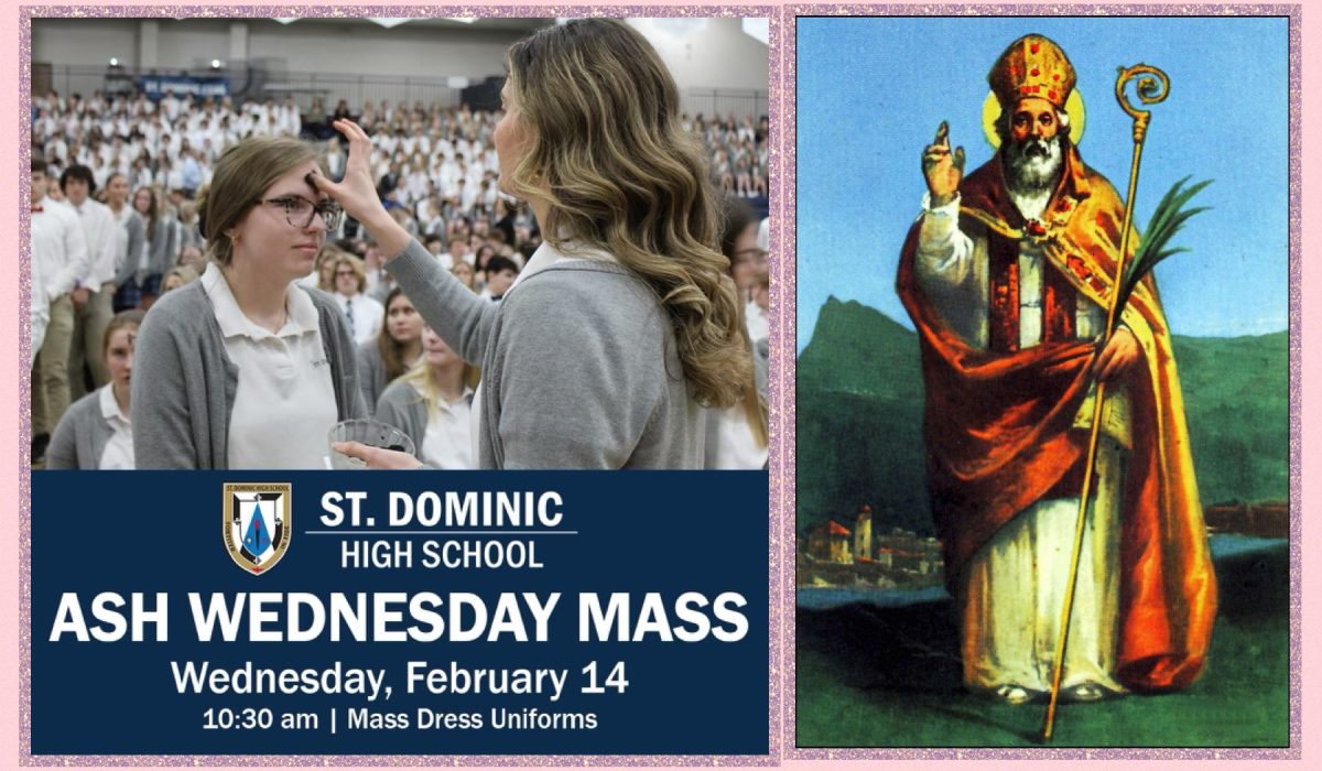 Ash Wednesday and Valentines Day are both celebrated this Wednesday