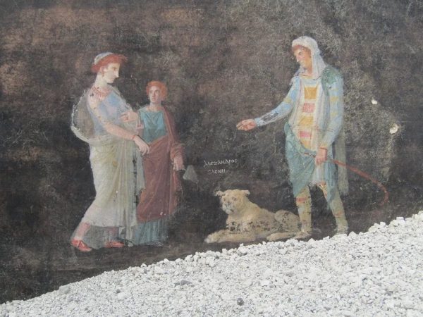 New frescoes of Helen and Paris discovered in Pompeii ruins